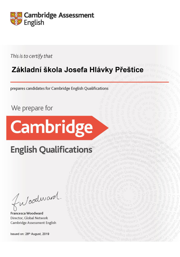 Certifikt Cambridge