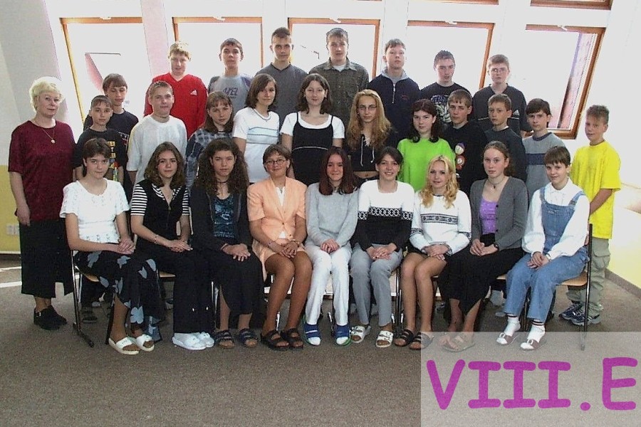FOTOGALERIE TŘÍD - 2000/2001