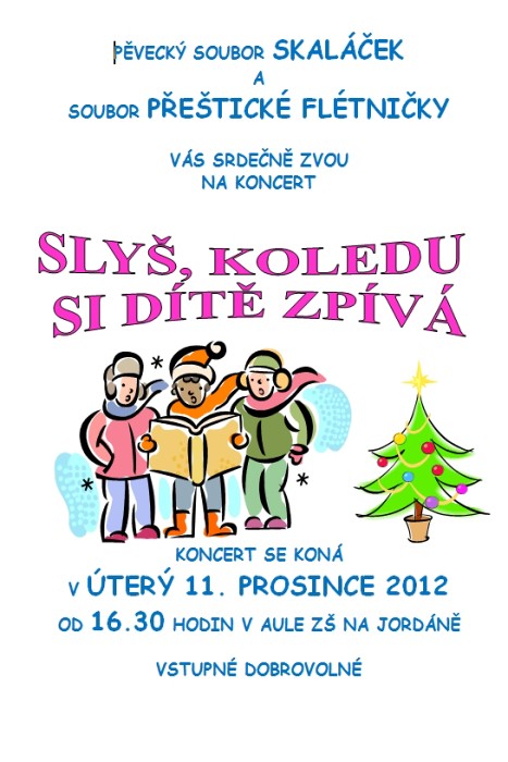 Skaláček a Flétničky - vánoční koncert 2012