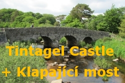 Anglie: Tintagel Castle + Klapajc most