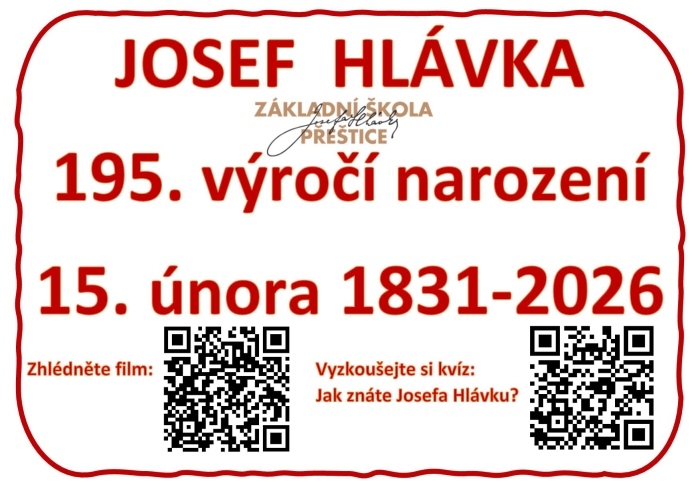 V�znamn� v�ro�� Josefa Hl�vky