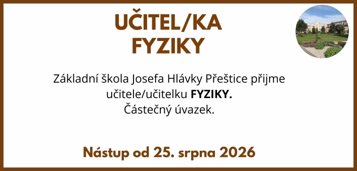 P�ijmeme u�itele fyziky